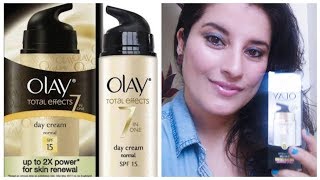 OLAY TOTAL EFFECTS 7 IN 1 ANTIAGING DAY CREAM Best Anti ageing cream For Dark Spots Wrinkles [upl. by Mabel]