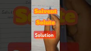 What is solvent solute and solutions kamal kishor education chemistry [upl. by Alarise962]