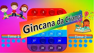 🤸‍♂️🎮 GINCANA DA CRIANÇA 🤸‍♂️🎮  Sugestão para aulas online híbridas ou presenciais [upl. by Brunn]