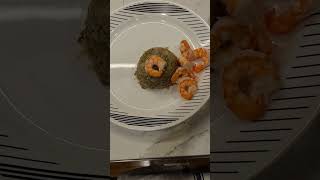 Keto Cauliflower rice with Shrimps fried fish ampgrilled salmon ketoyoutubeshorts shorts [upl. by Sibel]