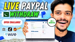 Live Withdraw  How to Make Paypal Account in Pakistan  paypal in pakistan  paypal kaise banaye [upl. by Sevart]