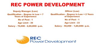 REC POWER DEVELOPMENT [upl. by Eiramait624]