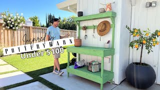 How to Make Your Own Garden Potting Table [upl. by Hamford]