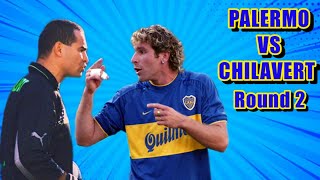 PALERMO VS CHILAVERT  Round 2 🥊 bombonera bocajuniors palermo chilavert futbolargentino [upl. by Adila]