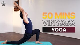 50 Mins Vinyasa Yoga  Vinyasa Yoga For Strength  Yoga For Beginners  cultofficial [upl. by Rexford]