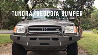 Ep 7 TundraSequoia Brute Force Fab Bumper Install How To Video [upl. by Jenei]