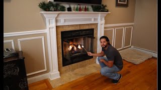 diy fireplace mantel [upl. by Amjan4]