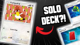 I WON using a Farfetchd ONLY Deck in Pokemon TCG Pocket [upl. by Nedrah]