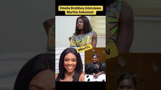 Emelia Brobbey interviews Martha Ankomah ghanacanada foryoupage ghanamovies emeliabrobbey [upl. by Hoem]