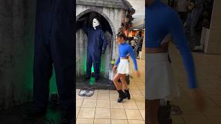 MICHAEL MYERS FAIL Merrick ampLibertyBarros spirithalloween halloween animatronics prank [upl. by Cash]