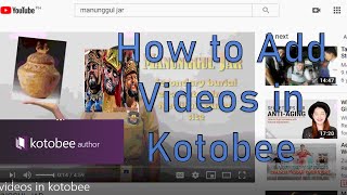 How to Add Videos to Kotobee Author  a video training lesson part 5 [upl. by Marva]