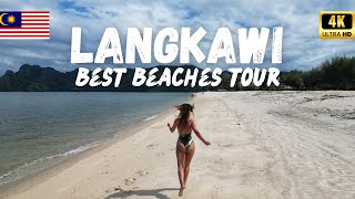 Langkawi Beach Tour 🇲🇾  The best beaches of this unique island in Malaysia  Beach hopping 4K [upl. by Annim]