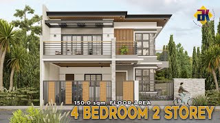 100 sqm Low Cost 3Bedroom House Design 2024  ALG DESIGNS 40 [upl. by Robbins]