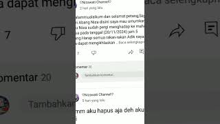 kak niza semoga tenang di surga ya🙂🙁NizawatiChannel [upl. by Meredith]