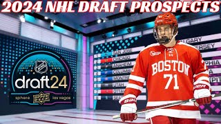 Top 10 BEST Center Prospects  2024 NHL Draft [upl. by Virendra860]