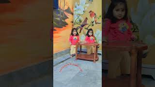 Cute twin sister 🤭😜😜youtubeshort twins [upl. by Elkin]