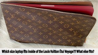 Louis Vuitton Etui Voyage MM review What fits inside amp wear amp tear [upl. by Allister897]