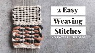 DIY Easy Weaving Stitches [upl. by Boorer]