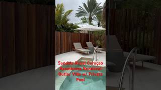 Asombroso Rondoval Butler Villa w Private Pool sandalsresorts curacao honeymoontrip vacation [upl. by Mailli]