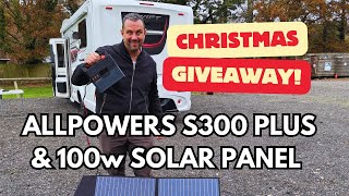 ALLPOWERS Power Station amp Solar Panel Review and GIVEAWAY [upl. by Nelac678]