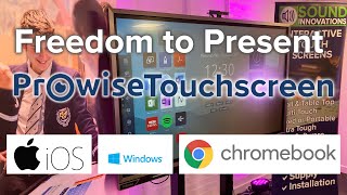 Prowise Touchscreens Freedom to present for Education amp Boardrooms 2020 [upl. by Kussell]