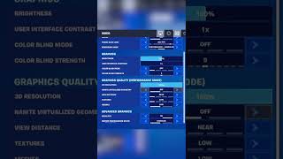 BEST Fortnite SETTINGS 😈 [upl. by Quackenbush476]