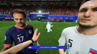 Gameplay FC 24  Nederland  Oostenrijk  Euro 2024 [upl. by Mandych982]