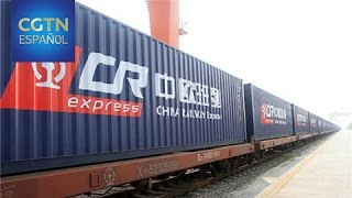 La red ferroviaria conecta centros de comercio de China y Europa [upl. by Nealah]