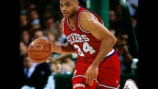 HD Charles Barkley tomahawk dunks past Muggsy Bogues [upl. by Reiche]