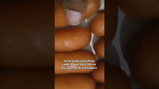 Gulab jamuna receipe Langcha sweetsPlease subscribe my youtube channel and support [upl. by Inalak]