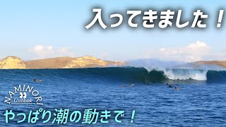 【Lombok surfing🇮🇩】短時間で一気にパワーのある極上波へと大変化🌊潮回り大事！ [upl. by Llenyt]