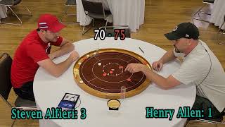 Crokinole Finals at the 2022 World Boardgaming Championships [upl. by Adyahs345]