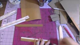 Good day Sunsine mini album Kraftex spine and Binding tutorial [upl. by Dunn]