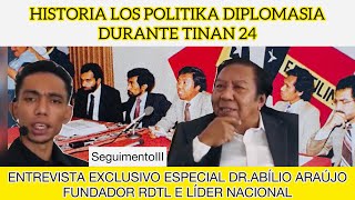 SegIII Entrevista Exclusivo Especial DrAbílio Araújo História Kompletu Politika Diplomasia [upl. by Palermo596]