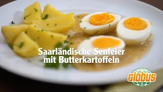 Kochen mit Globus  Saarländische Senfeier [upl. by Suirtemed94]