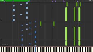 Arkadia  Babymetal Piano arrangementSynthesia [upl. by Teri]