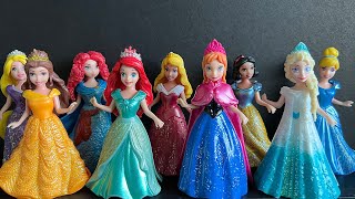 Looking For Disney Princess Mix Rainbow Dress 9 MYSTERY SURPRISES Dolls Satisfying Video ASMR [upl. by Nitsyrk]