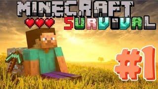 finding village in Minecraft Survival pe series episode 1 and also 1st video [upl. by Sofie]