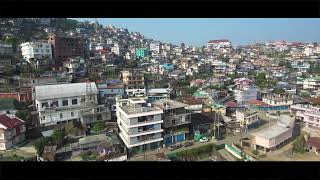 Aerial View Salangtem Ward Mokokchung Nagaland [upl. by Anividul]