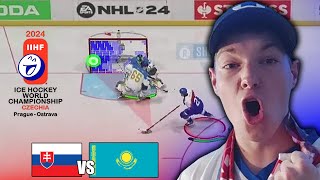 MS v hokeji 2024  Slovensko  Kazachstan NHL 24 [upl. by Gelasius]