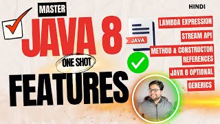 🔥 Java 8 new features in one shot  Hindi [upl. by Eeloj]