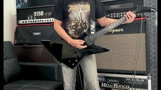 EZGUITARSNET Ayreon Arjen Lucassen tribute Eye of Ra STAR ONE Gibson ESP Explorer cover [upl. by Rrats]