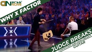 Why X Factor Judge Breaks Contestant Juri Hancurkans Guitar During Performance  Reason Explained [upl. by Suh]