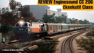 SHARE‼️Enginesound CC 206 Eksekutif GAHAR Lurd  Trainz Simulator Indonesia 100 HALAL [upl. by Avah]