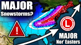 Models show Major Snowstorms amp Brutal Arctic Blasts for January [upl. by Bozovich]