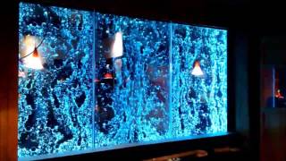 Custom Bubble WallDancing Bubble WallIndoor Water Wall Feature [upl. by Anyela]