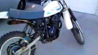 1980 Suzuki DR400 quick rev [upl. by Jesher]