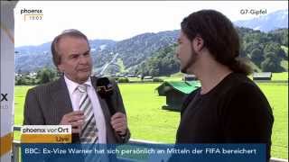 G7Gipfel in Elmau Alexis Passadakis über Proteste und die Agenda des Gipfels am 07062015 [upl. by Kermie]