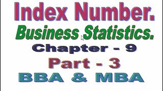 Index Number Bangla Tutorial Part 3 Business Statistics [upl. by Aloke]