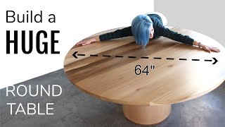 How to Build a HUGE Round Table [upl. by Pangaro236]